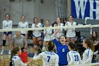 VB vs MHC  Wheaton Women's Volleyball vs Mount Holyoke College. - Photo by Keith Nordstrom : Wheaton, Volleyball, VB